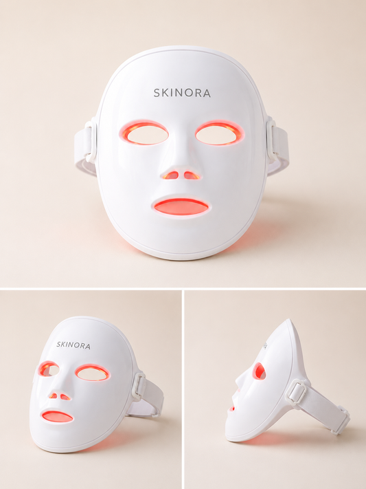 Skinora™ LED Light Therapy Mask — Red & Near-Infrared